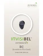 Audibel invisibel anthem xt Operation Manual preview