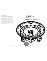 Preview for 1 page of Audica median ic I 25 Installation Manual