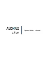 Audicus aJive Quick Start Manual preview