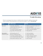 Preview for 16 page of Audicus aSwing Instruction Manual