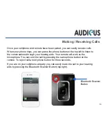 Preview for 15 page of Audicus Bluetooth Remote Instruction Manual