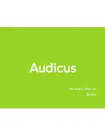 Audicus Solo Instruction Manual preview