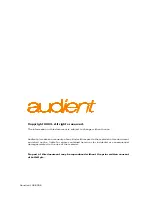 Предварительный просмотр 2 страницы Audient ASP 008 Operation Manual