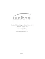 Предварительный просмотр 2 страницы Audient ASP 4816 Owner'S Manual