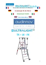 audinnov ULTRALIGHT FX User Instructions preview