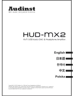 Audinst HUD-MX2 Manual preview