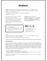 Preview for 2 page of Audinst HUD-MX2 Manual