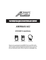 Предварительный просмотр 1 страницы Audio 2000 AEM6014UH Owner'S Manual