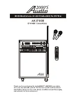 Audio 2000 AKJ7808 Owner'S Manual preview