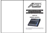 Audio 2000 AMX7322 Owner'S Manual preview