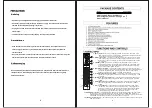 Предварительный просмотр 3 страницы Audio 2000 AMX7322 Owner'S Manual