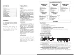 Предварительный просмотр 2 страницы Audio 2000 AWM6308U Owner'S Manual