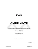 Preview for 1 page of Audio Alto DMI 3 H User Manual