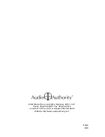 Предварительный просмотр 12 страницы Audio Authority 1394A User Manual