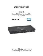 Audio Authority 1398E User Manual предпросмотр