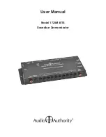 Preview for 1 page of Audio Authority 1725M-BTS User Manual