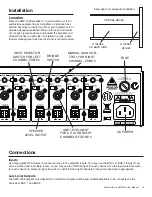 Предварительный просмотр 3 страницы Audio Authority AMP-1235 Installation And Operation Manual