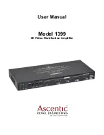 Предварительный просмотр 1 страницы Audio Authority Ascentic 1399 User Manual