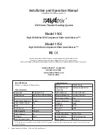 Preview for 2 page of Audio Authority AVAtrix Installation And Operation Manual