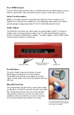 Preview for 4 page of Audio Authority BrightSign MH4-4K User Manual