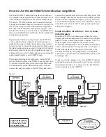 Audio Authority Distribution Amplifiers 985DTO How To Use предпросмотр