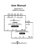 Audio Authority HCX-11 User Manual предпросмотр