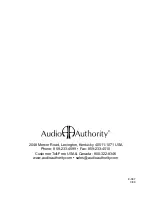 Предварительный просмотр 12 страницы Audio Authority HCX-11 User Manual