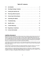 Preview for 2 page of Audio Authority HMX-144 User Manual