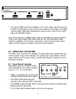 Preview for 7 page of Audio Authority HMX-144 User Manual