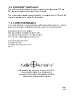 Preview for 12 page of Audio Authority HMX-144 User Manual