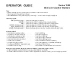 Audio Authority Series 1500 Operator'S Manual preview