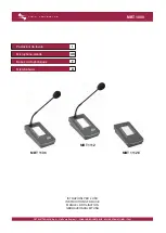 Audio Contractor MBT 1000 Series Instructions For Use Manual preview