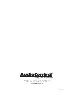 Предварительный просмотр 44 страницы Audio Control Concert AVR-7 User Manual