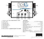 Предварительный просмотр 4 страницы Audio Control LC1i Quick Start