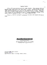 Preview for 13 page of Audio Control Phase Coupled Activator Owner'S Manual