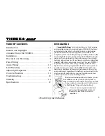 Preview for 3 page of Audio Control THREE.2 In-Dash Owner'S Manual