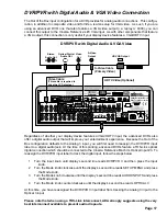 Предварительный просмотр 18 страницы Audio Design Associates CINEMA REFERENCE Mach II Installation Manual