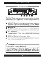 Preview for 5 page of Audio Design Atlas AXi5005 Owner'S Manual