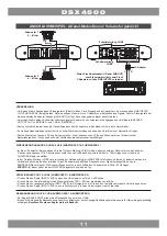 Предварительный просмотр 11 страницы Audio Design CRUNCH DEFINITION DSX2350 Owner'S Manual