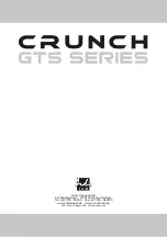 Предварительный просмотр 8 страницы Audio Design CRUNCH GTS Series Installation Notes