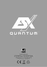 Предварительный просмотр 32 страницы Audio Design ESX Quantum QL810SP Owner'S Manual