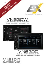 Audio Design ESX VN630D Owner'S Manual preview