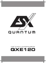 Audio Design ESZ QUANTUM QXE120 Quick Start Manual preview