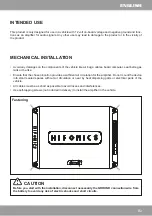 Preview for 19 page of Audio Design HiFonics Mercury IV V2 User Manual