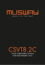 Audio Design Musway CSVT8.2C Installation Manual preview