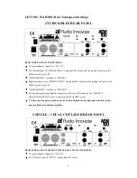 Preview for 4 page of Audio Innovate AEM-100 User Manual