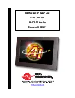 Preview for 1 page of Audio international AI-LCD220-01-x Installation Manual