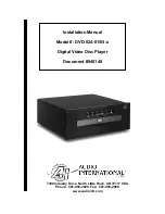 Preview for 1 page of Audio international DVD-024-01 Series Installation Manual