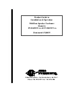 Preview for 1 page of Audio international EN-B40MT Series Installation & Operation Manual