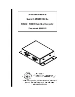 Audio international MSM2912-02 Series Installation Manual preview